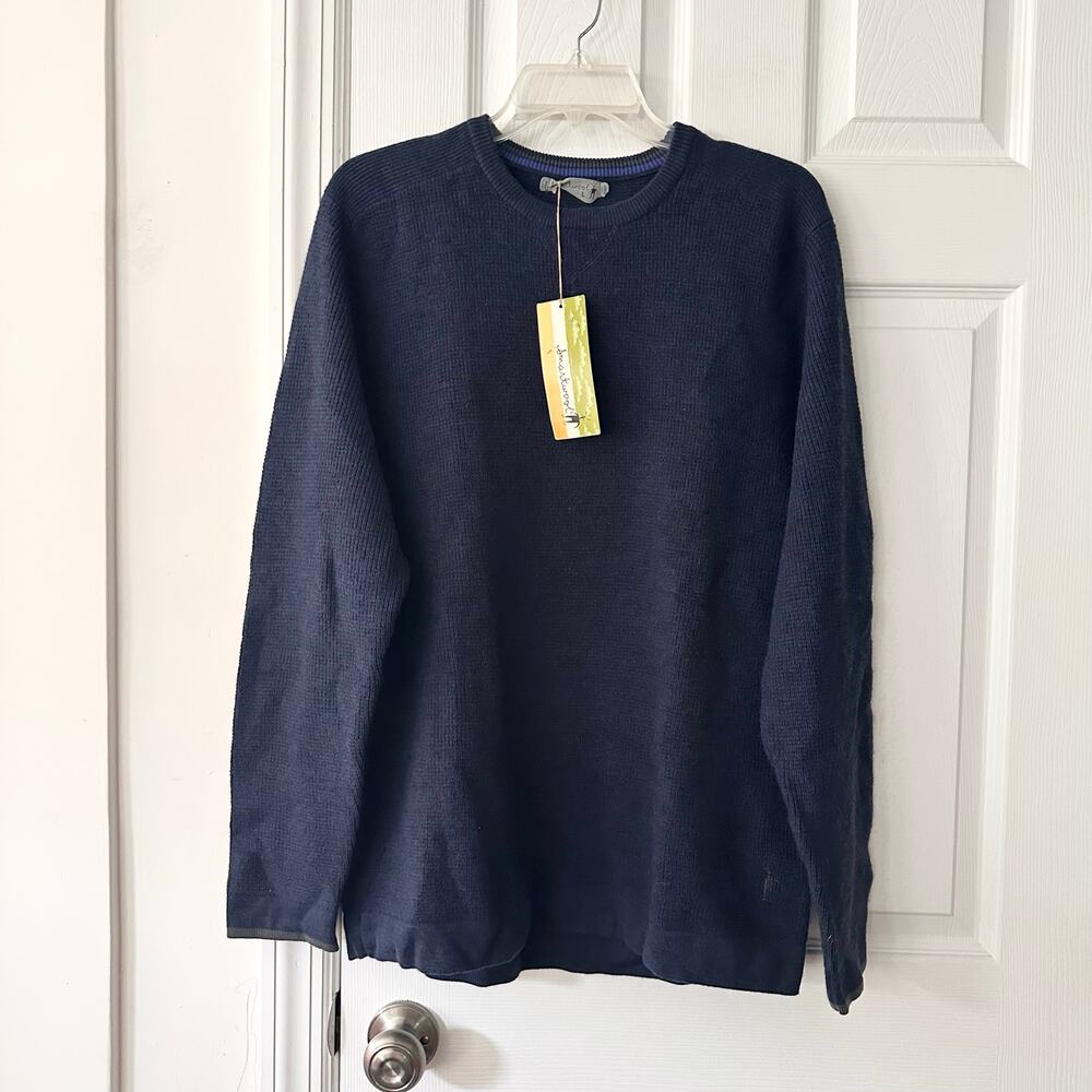 SmartWool NEW Granite Creek Navy Blue Crewneck Merino Wool Sweater NWT Large Men